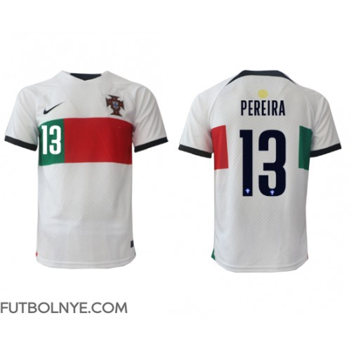 Camiseta Portugal Danilo Pereira #13 Visitante Equipación Mundial 2022 manga corta